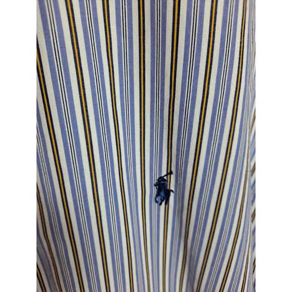 Ralph Lauren Men's‎ Custom Fit Striped Long Sleeve Button-Up Shirt Size XXL - Picture 5 of 7